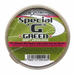Bait-Tech Special G Green Soft Hook Pellets 6mm  Bait-Tech Special G Green Soft Hook Pellets 6mm